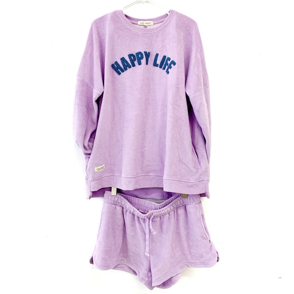 Two piece set Terrycloth Simply Southern Loungewear